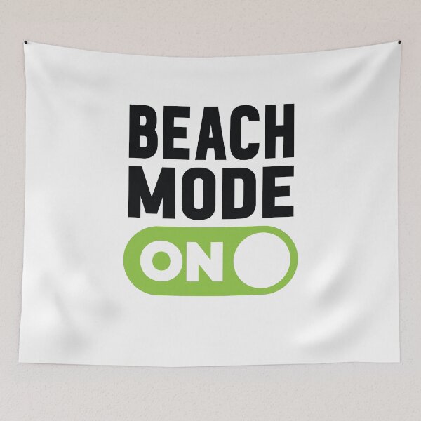 Item preview, Beach Mode On designed and sold by freshLayer.