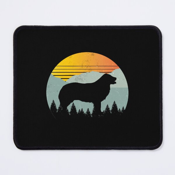 Item preview, Distressed Vintage Sunset Mountains Happy Border Collie Gift designed and sold by Guarddogdrive.