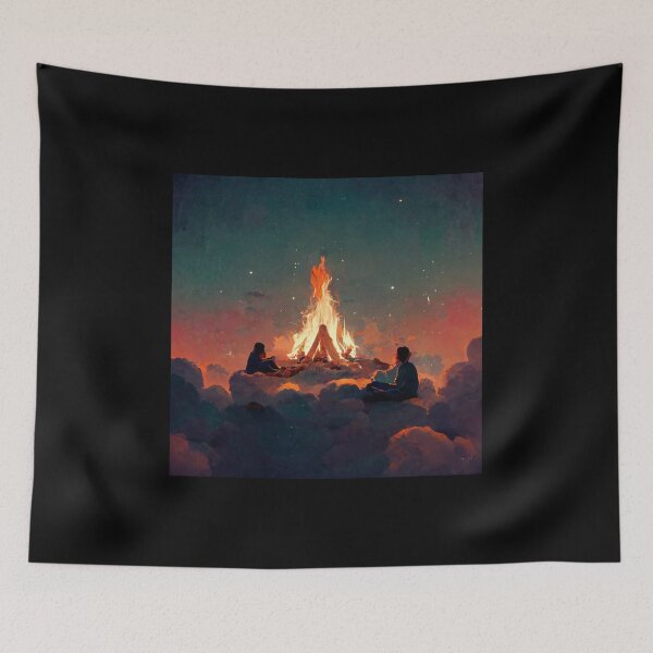 Item preview, Campfire in Heaven - best selling  designed and sold by Aditya Bhole.