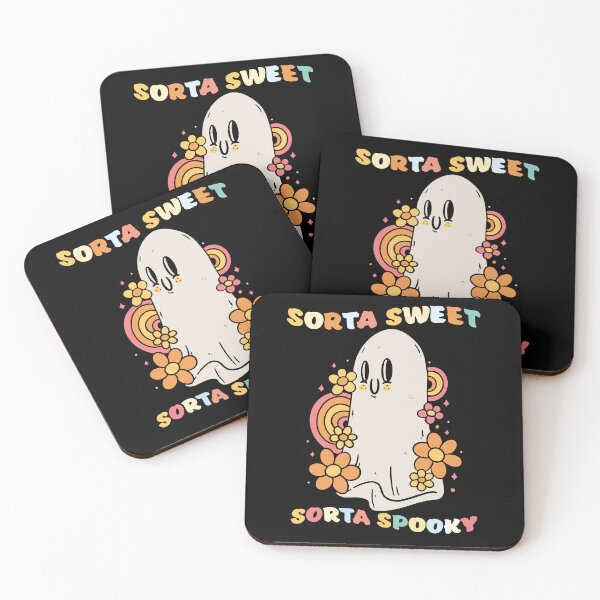 Item preview, Sorta Sweet Sorta Spooky | Funny ghost Halloween Party Clubbing Design designed and sold by EmmiFoxDesigns.
