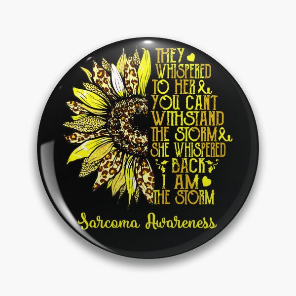Item preview, I Am The Storm Sunflower Leopard Sarcoma Awareness designed and sold by rechardtee.