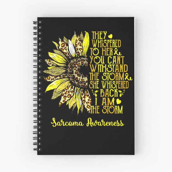 Item preview, I Am The Storm Sunflower Leopard Sarcoma Awareness designed and sold by rechardtee.