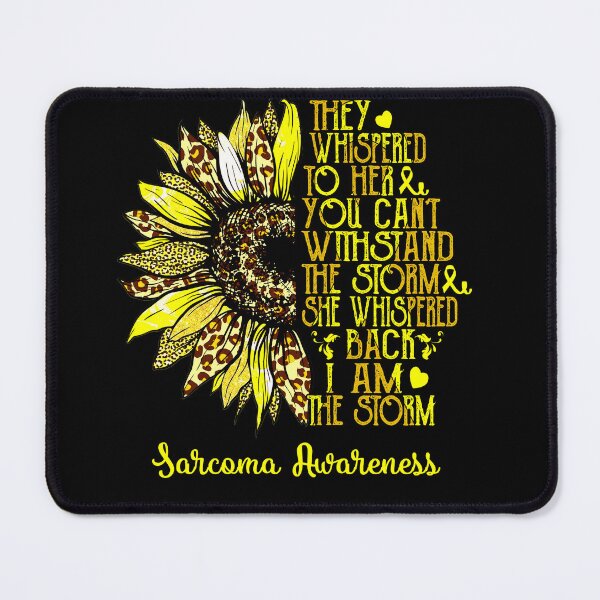Item preview, I Am The Storm Sunflower Leopard Sarcoma Awareness designed and sold by rechardtee.