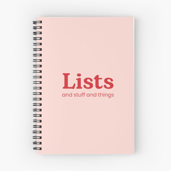 Item preview, Diario de listas y cosas y cosas designed and sold by Your Word Co.