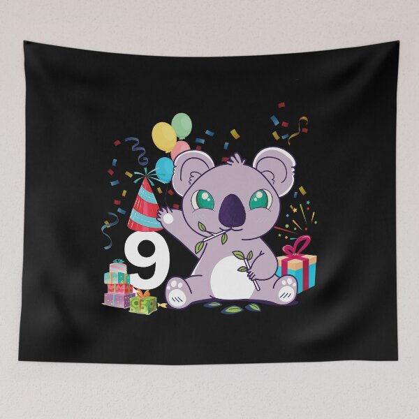 Item preview, 9 Year Old Koala 9th Birthday Koala Lover Kids  designed and sold by Eddie SH.