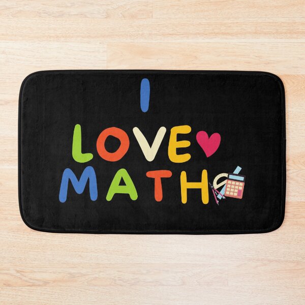 Item preview, I Love Math - Back to School - Student - Teacher - Educational  designed and sold by BuraxisQuotes.