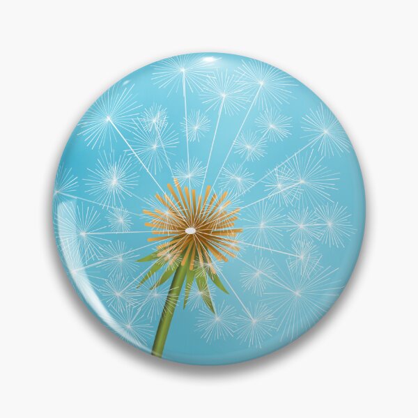 Item preview, dandelion - in blue  designed and sold by UNIX-G.
