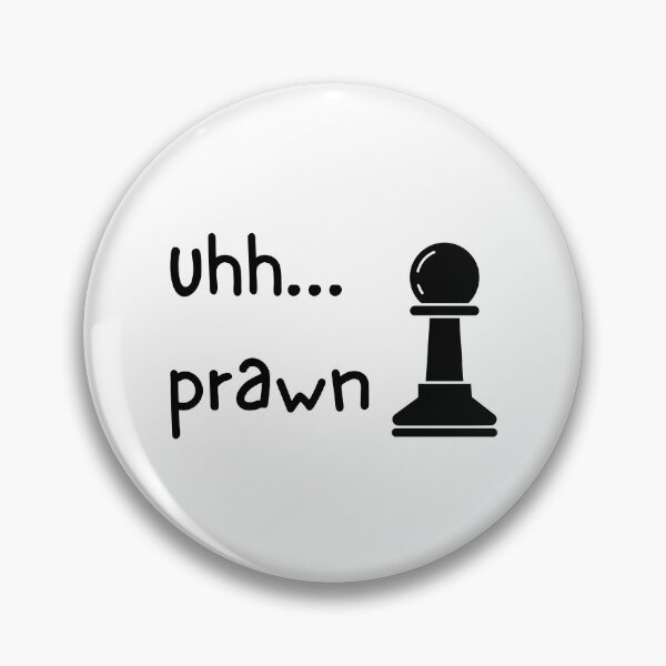Item preview, Uhh Prawn BBC Ghosts Robin Chess Pawn Piece designed and sold by SmileyByLucy.