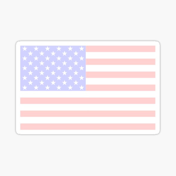 American Flag Sticker