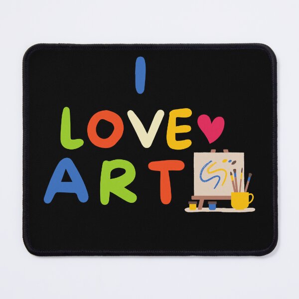 Item preview, I Love Art - Back to School - Student - Teacher - Educational designed and sold by BuraxisQuotes.