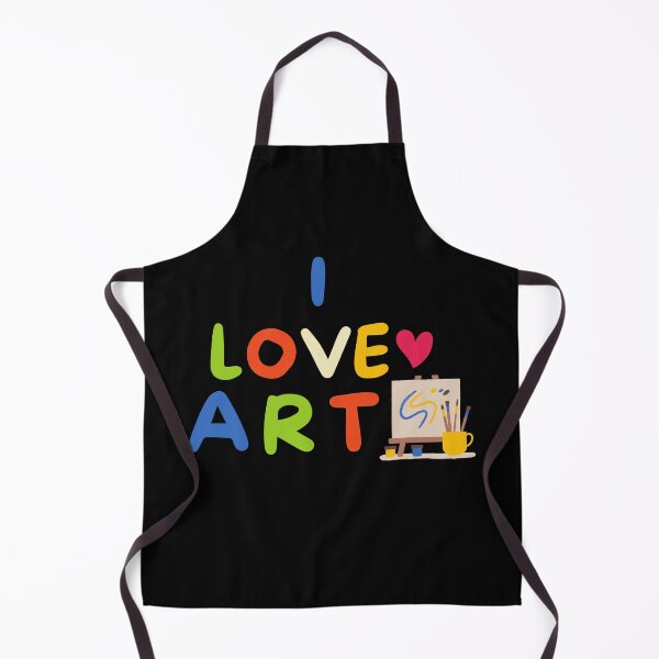 Item preview, I Love Art - Back to School - Student - Teacher - Educational designed and sold by BuraxisQuotes.