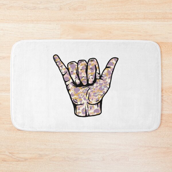 Item preview, Cotton Candy Leopard Pattern Hang Loose Shaka designed and sold by EpicCreation.