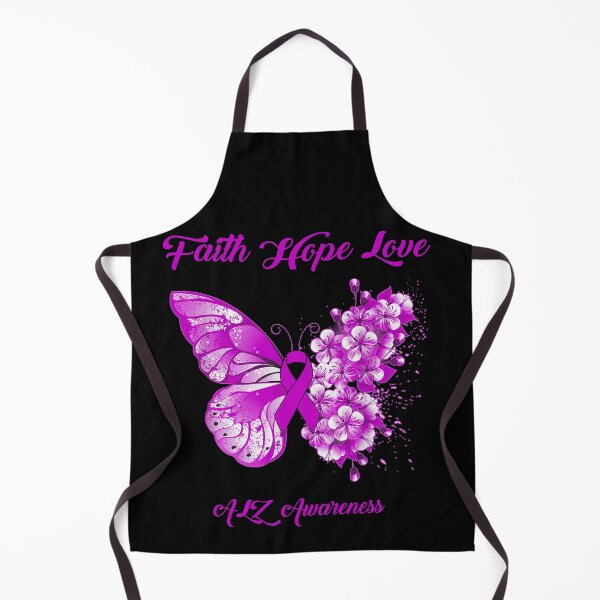 Item preview, Faith Hope Love ALZ Awareness Butterfly Ribbon Gifts designed and sold by Adropine.