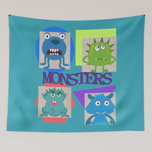 Item preview, Monsters designed and sold by Nicole’s Nifty Shop.