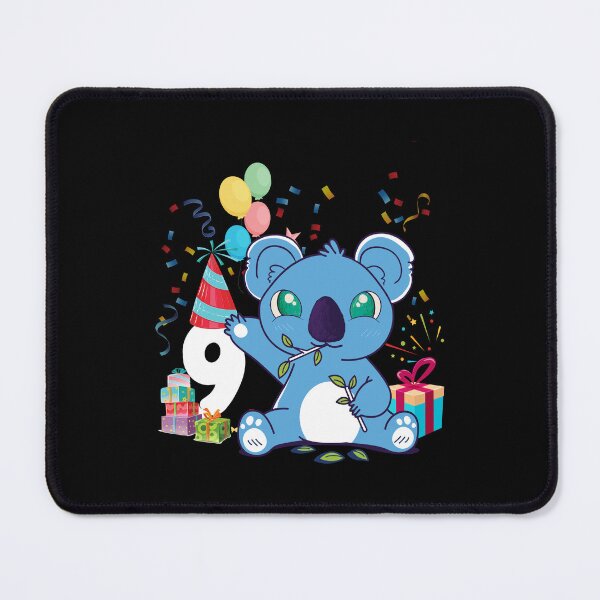 Item preview, Koala Bear Girls 9th Birthday Turning 9 Koala Kids Birthday designed and sold by Eddie SH.