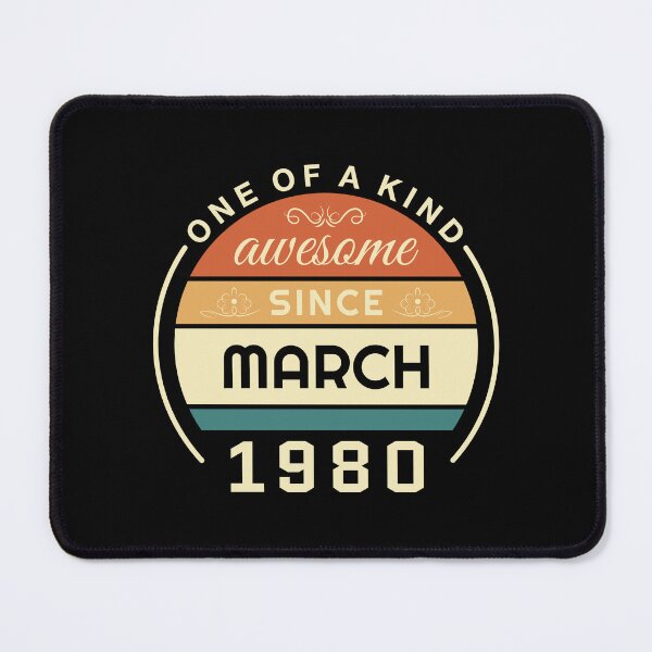 Item preview, Vintage March 1980 badge designed and sold by Palteeshop.