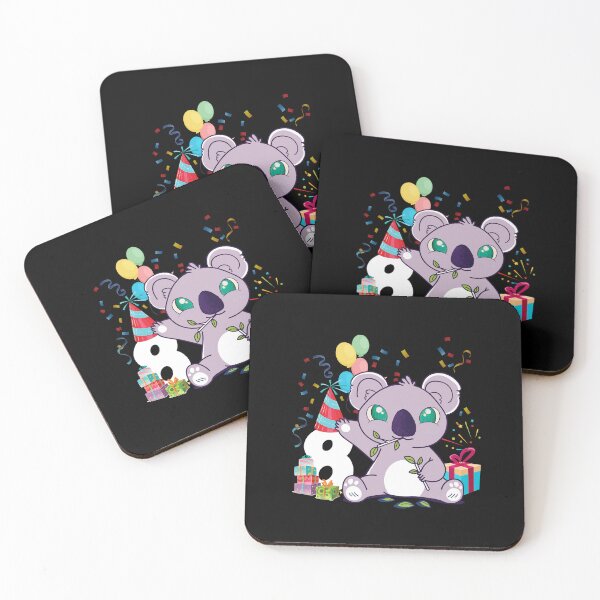 Item preview, Koala Bear Girls 8th Birthday Turning 8 Koala Kids Birthday designed and sold by Eddie SH.