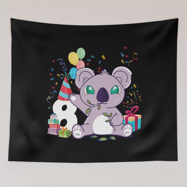 Item preview, Koala Bear Girls 8th Birthday Turning 8 Koala Kids Birthday designed and sold by Eddie SH.