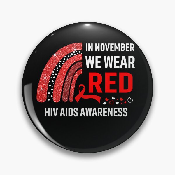 Item preview, In November We Wear Red Hiv Aids Awareness designed and sold by Gillosina.
