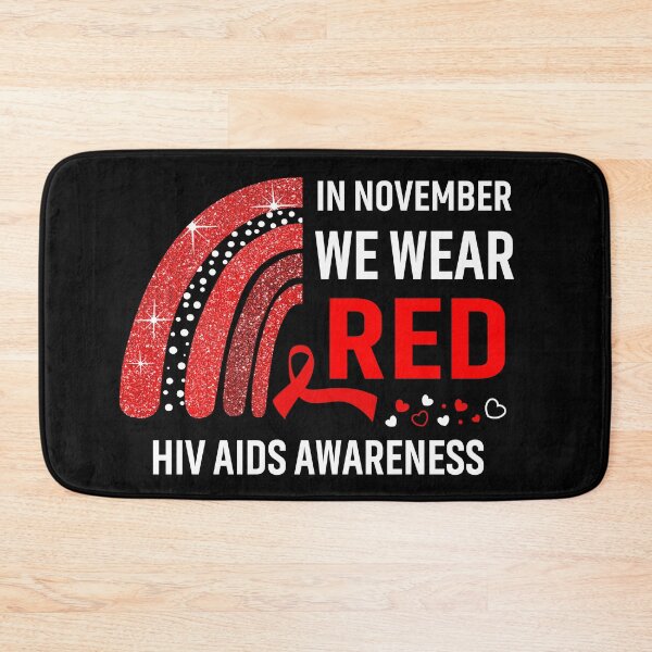 Item preview, In November We Wear Red Hiv Aids Awareness designed and sold by Gillosina.