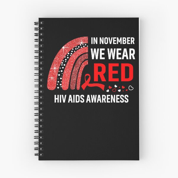 Item preview, In November We Wear Red Hiv Aids Awareness designed and sold by Gillosina.