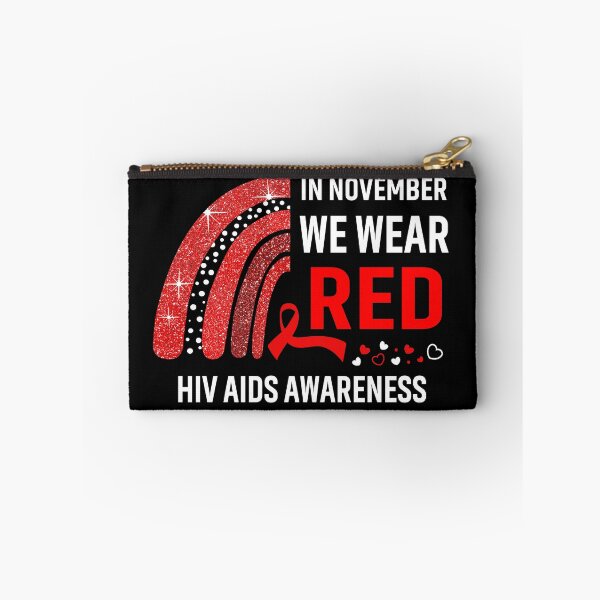 Item preview, In November We Wear Red Hiv Aids Awareness designed and sold by Gillosina.
