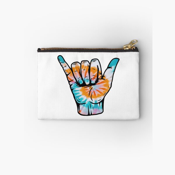 Item preview, Hippie Spiral Tie Dye Pattern Hang Loose Shaka designed and sold by EpicCreation.