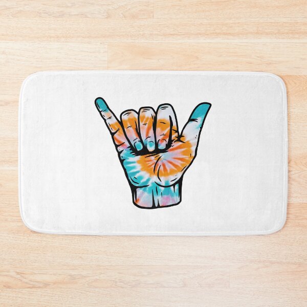 Item preview, Hippie Spiral Tie Dye Pattern Hang Loose Shaka designed and sold by EpicCreation.