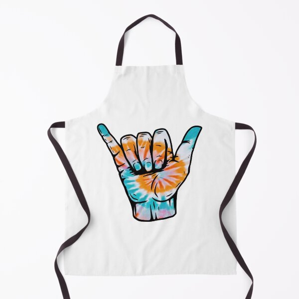 Item preview, Hippie Spiral Tie Dye Pattern Hang Loose Shaka designed and sold by EpicCreation.