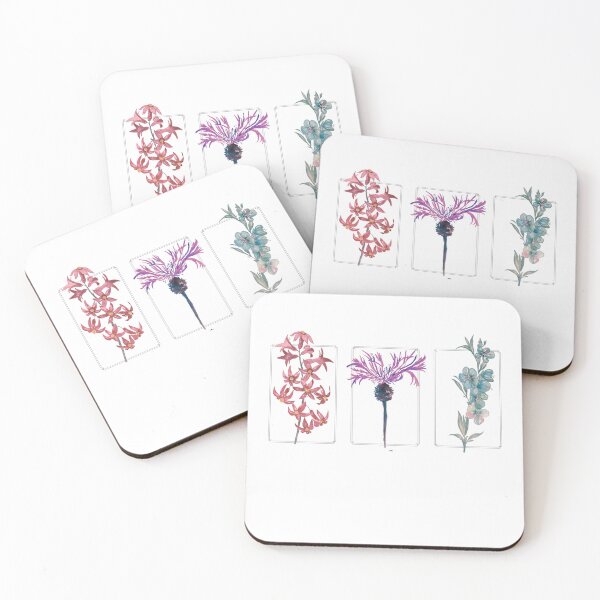 Item preview, Colorful Watercolor Wildflowers Art designed and sold by HappyLifeCreate.