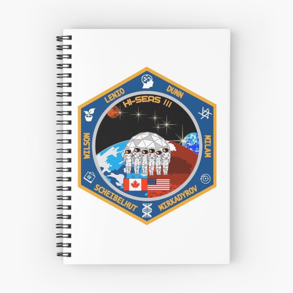 Item preview, HI-SEAS (Hawaii Space Exploration Analog and Simulation) Mission 3 Logo designed and sold by Nikki SpaceStuffPlus.