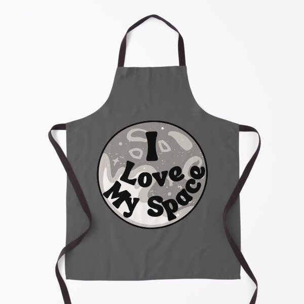 Item preview, I Love My Space Moon Circle Badge designed and sold by Pink Ribbon.