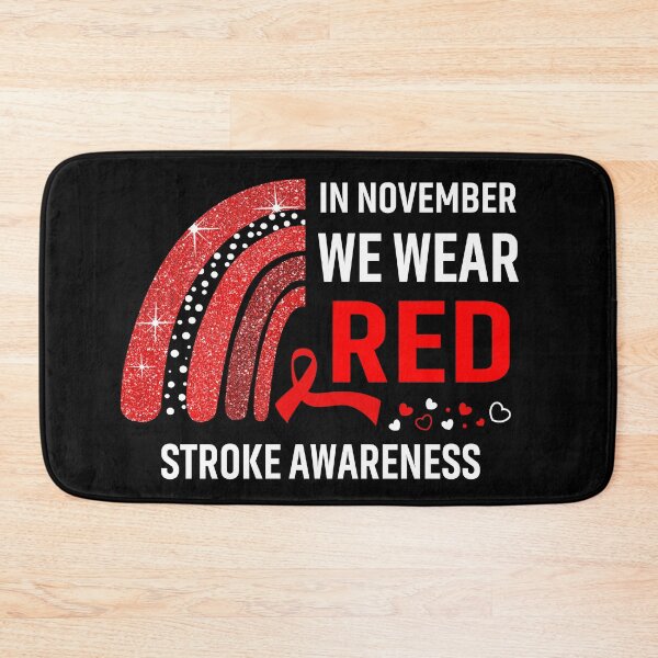 Item preview, In November We Wear Red Stroke Awareness designed and sold by Gillosina.