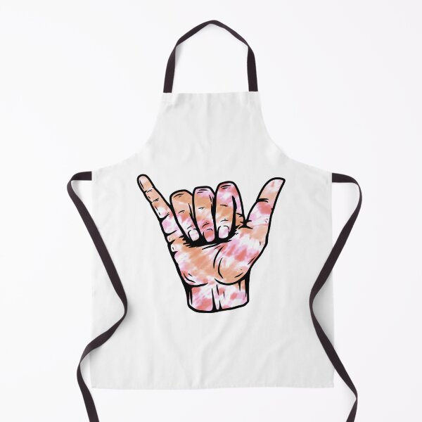 Item preview, Peachy Spiral Tie Dye Pattern Hang Loose Shaka designed and sold by EpicCreation.