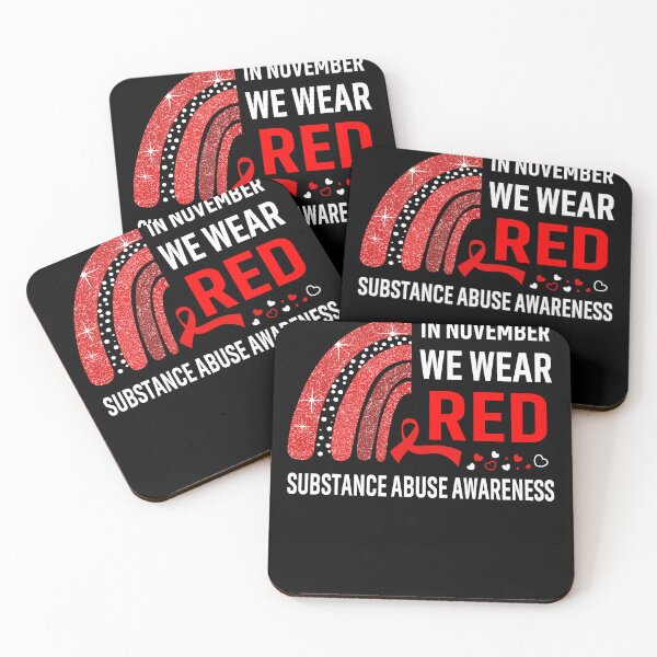 Item preview, In November We Wear Red Substance Abuse Awareness designed and sold by Gillosina.