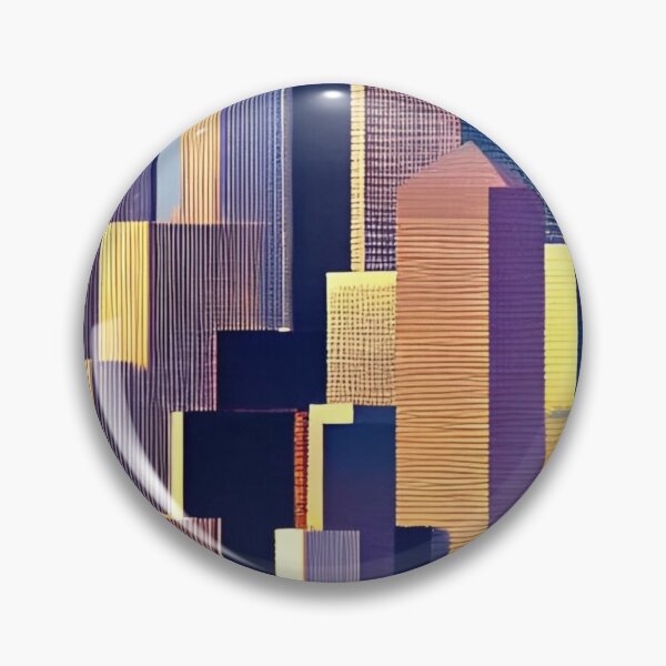 Item preview, Minimalist Dallas city skyline  designed and sold by Art-of-AI.