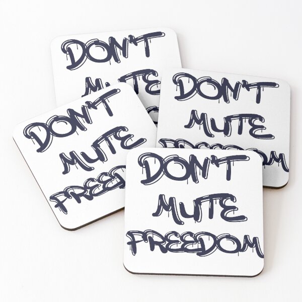 Item preview, Don't Mute Freedom, Inspirational Quote Gift Idea  designed and sold by tawscolors.