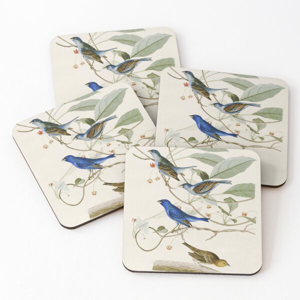 Item preview, Indigo Bird by John James Audubon  designed and sold by Natural History Prints.