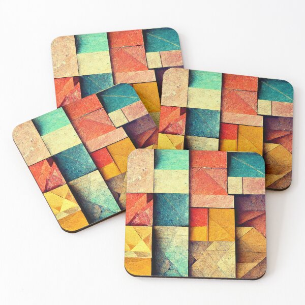 Item preview, Colorful Cubist Pattern [32] designed and sold by FreshAirShop.