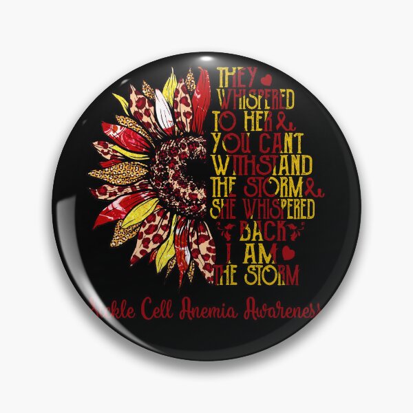 Item preview, I Am The Storm Sunflower Leopard Sickle Cell Anemia Awareness designed and sold by rechardtee.
