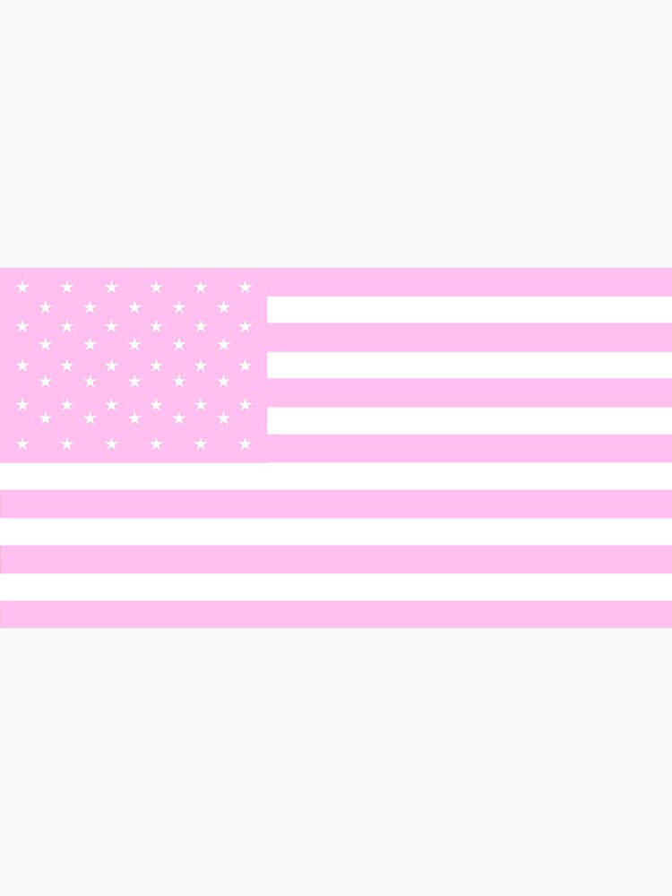&ldquo;pink pastel american flag&rdquo; Sticker by cedougherty | Redbubble