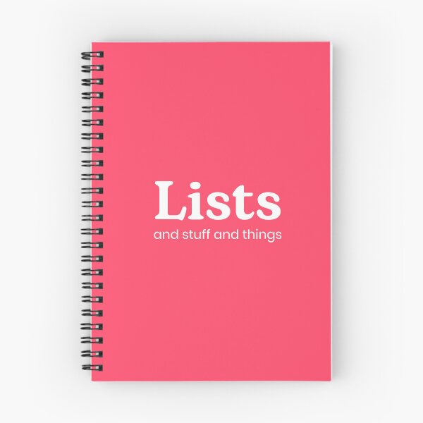 Item preview, Diario de listas y cosas y cosas designed and sold by Your Word Co.