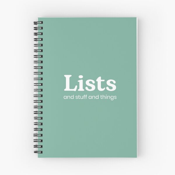 Item preview, Diario de listas y cosas y cosas designed and sold by Your Word Co.