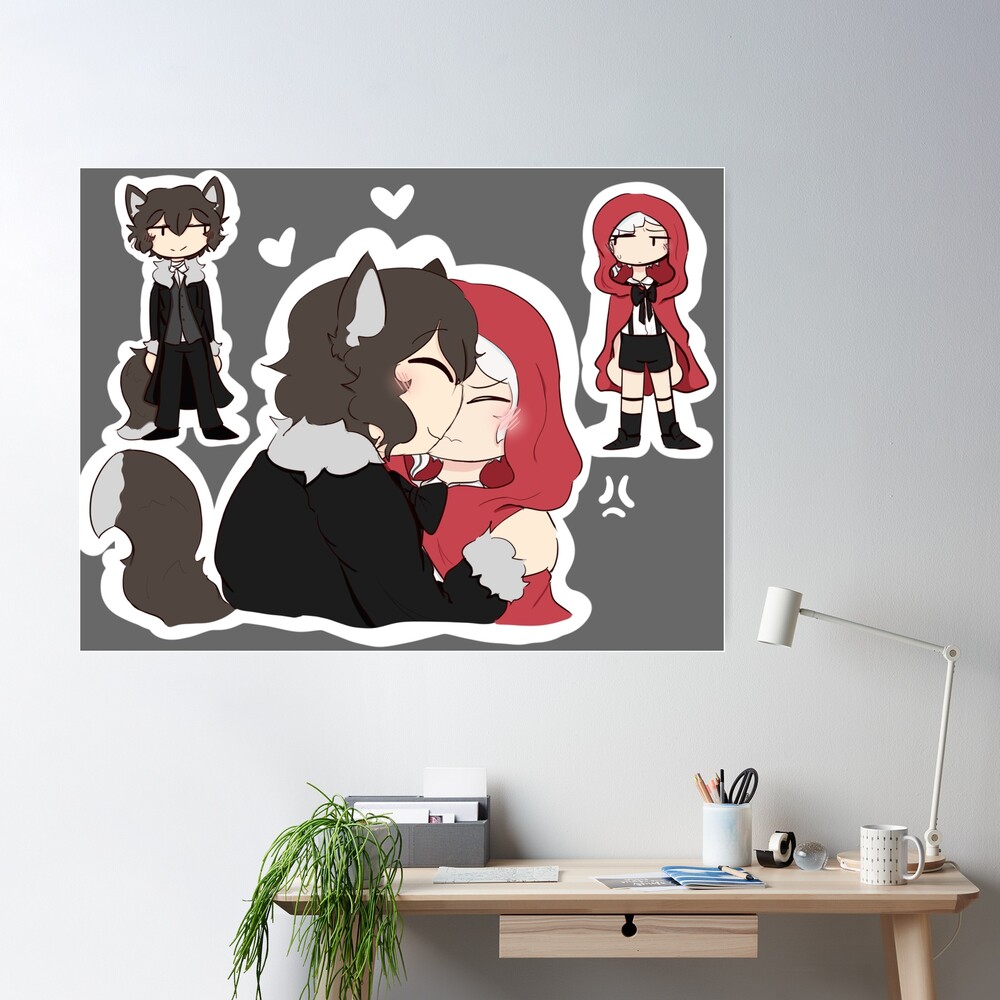 Riapawel Anime BUNGO Stray Dogs Wall Scroll Poster, Super Kawaii Anime Character Poster Wall Sticker Hanging Paintings for Home Decor, H03