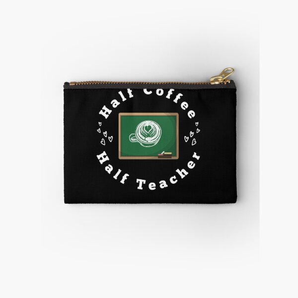 Item preview, Half Coffee Half Teacher - Funny and Cute T-Shirts Quotes designed and sold by Designspot2020.
