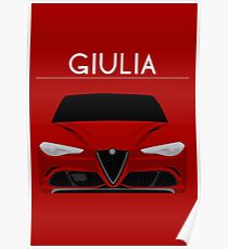 Red Italian Stallion Poster