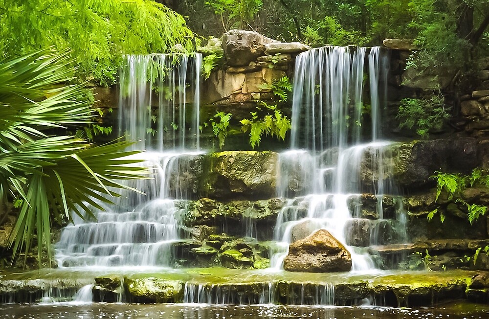 waterfall-tranquility-iv-by-jacqueline-cooper-redbubble