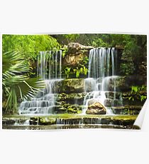Waterfall Tranquility IV Poster