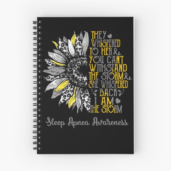 Item preview, I Am The Storm Sunflower Leopard Sleep Apnea Awareness designed and sold by rechardtee.