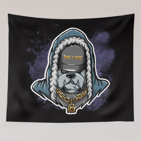 Item preview, Rapper Buldog In The House designed and sold by ArtOfStars.